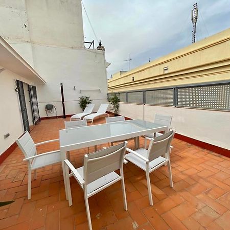 セビリアTi2 Duplex Con Terraza Privada, 120 Metros De La Catedralアパートメント エクステリア 写真